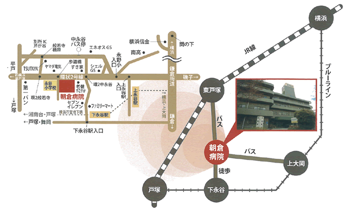 朝倉病院案内図